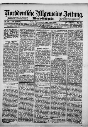 Norddeutsche allgemeine Zeitung vom 21.08.1895