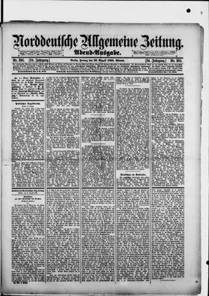 Norddeutsche allgemeine Zeitung vom 23.08.1895