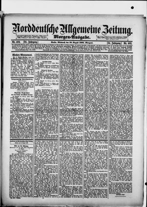 Norddeutsche allgemeine Zeitung vom 28.08.1895
