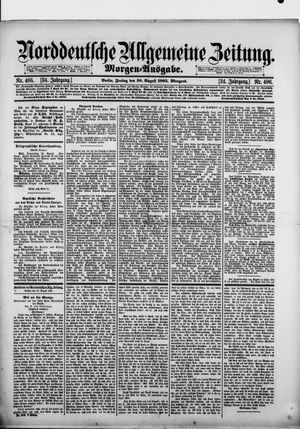 Norddeutsche allgemeine Zeitung vom 30.08.1895