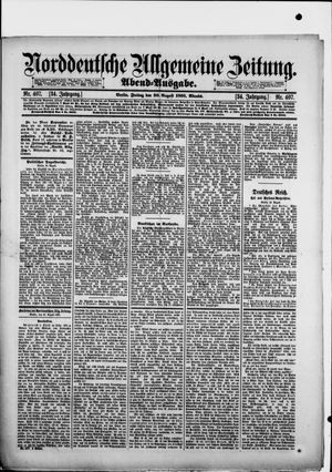 Norddeutsche allgemeine Zeitung vom 30.08.1895