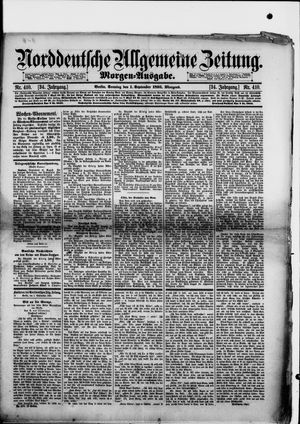 Norddeutsche allgemeine Zeitung vom 01.09.1895