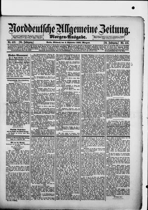 Norddeutsche allgemeine Zeitung vom 04.09.1895