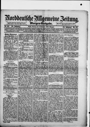 Norddeutsche allgemeine Zeitung vom 08.09.1895