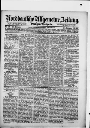 Norddeutsche allgemeine Zeitung vom 10.09.1895