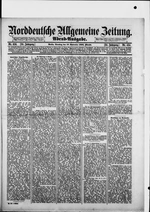 Norddeutsche allgemeine Zeitung vom 10.09.1895