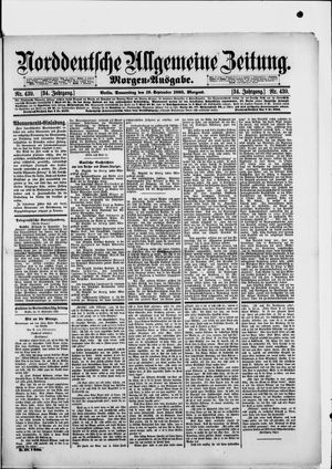 Norddeutsche allgemeine Zeitung vom 19.09.1895