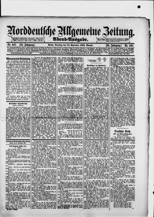 Norddeutsche allgemeine Zeitung vom 24.09.1895