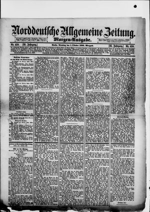 Norddeutsche allgemeine Zeitung vom 01.10.1895