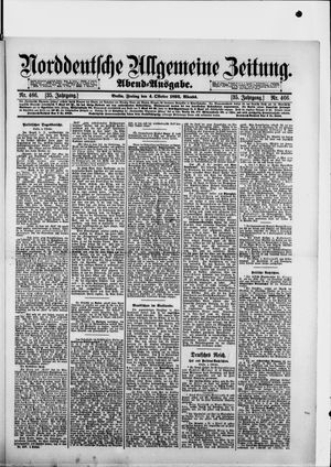 Norddeutsche allgemeine Zeitung vom 04.10.1895