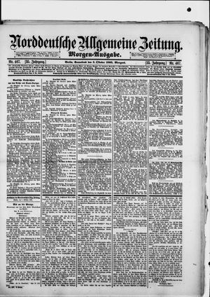 Norddeutsche allgemeine Zeitung vom 05.10.1895