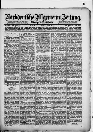 Norddeutsche allgemeine Zeitung vom 06.10.1895