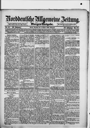 Norddeutsche allgemeine Zeitung vom 08.10.1895