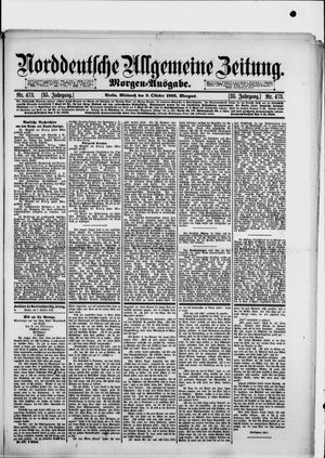 Norddeutsche allgemeine Zeitung vom 09.10.1895
