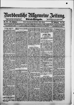 Norddeutsche allgemeine Zeitung vom 10.10.1895