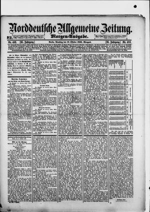 Norddeutsche allgemeine Zeitung on Oct 15, 1895