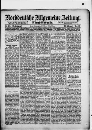 Norddeutsche allgemeine Zeitung on Oct 16, 1895