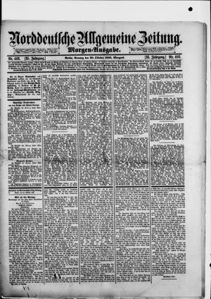 Norddeutsche allgemeine Zeitung vom 20.10.1895