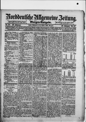 Norddeutsche allgemeine Zeitung vom 23.10.1895