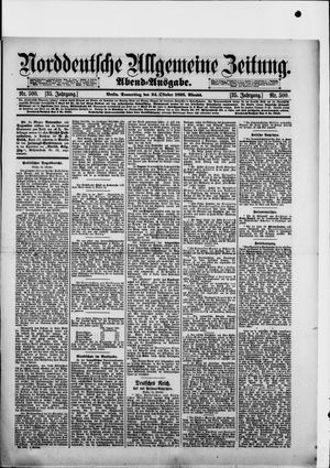 Norddeutsche allgemeine Zeitung vom 24.10.1895