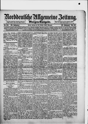 Norddeutsche allgemeine Zeitung vom 25.10.1895