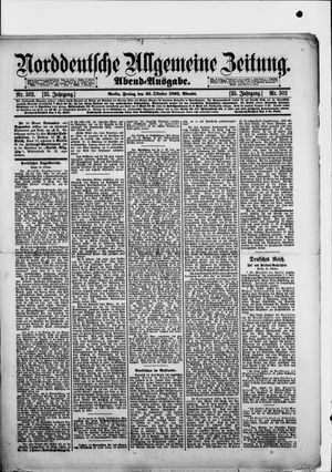 Norddeutsche allgemeine Zeitung vom 25.10.1895