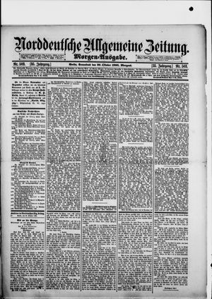 Norddeutsche allgemeine Zeitung vom 26.10.1895