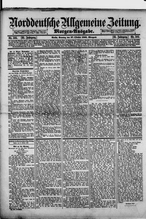 Norddeutsche allgemeine Zeitung vom 27.10.1895