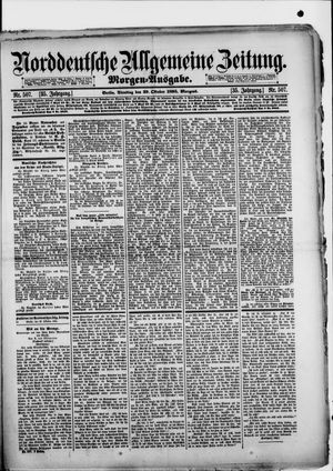 Norddeutsche allgemeine Zeitung vom 29.10.1895