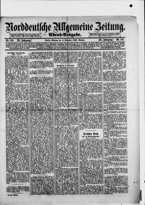 Norddeutsche allgemeine Zeitung vom 04.11.1895