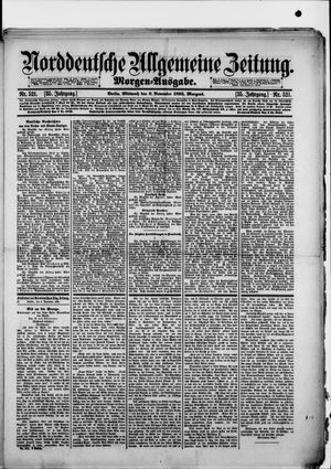 Norddeutsche allgemeine Zeitung vom 06.11.1895