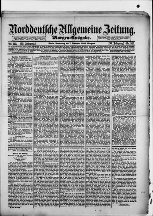 Norddeutsche allgemeine Zeitung vom 07.11.1895