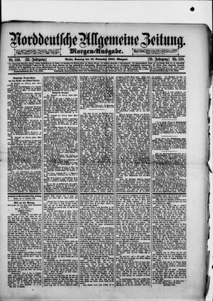 Norddeutsche allgemeine Zeitung vom 10.11.1895