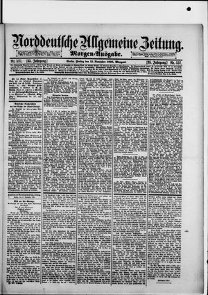 Norddeutsche allgemeine Zeitung vom 15.11.1895