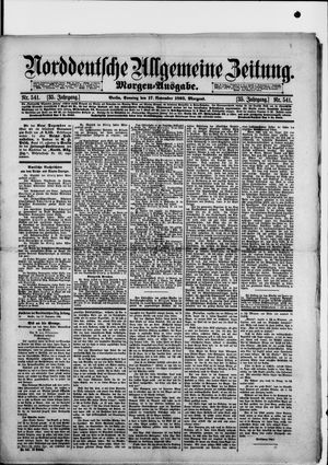 Norddeutsche allgemeine Zeitung vom 17.11.1895