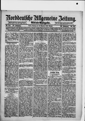 Norddeutsche allgemeine Zeitung vom 19.11.1895