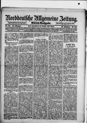 Norddeutsche allgemeine Zeitung vom 21.11.1895