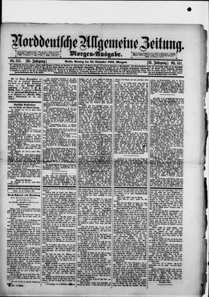 Norddeutsche allgemeine Zeitung vom 24.11.1895