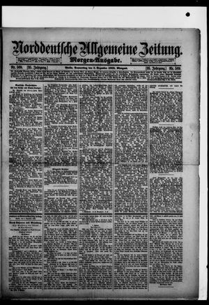 Norddeutsche allgemeine Zeitung vom 05.12.1895