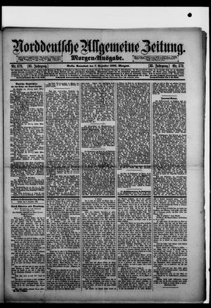 Norddeutsche allgemeine Zeitung on Dec 7, 1895