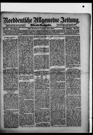 Norddeutsche allgemeine Zeitung on Dec 7, 1895