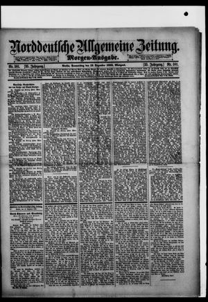 Norddeutsche allgemeine Zeitung vom 12.12.1895