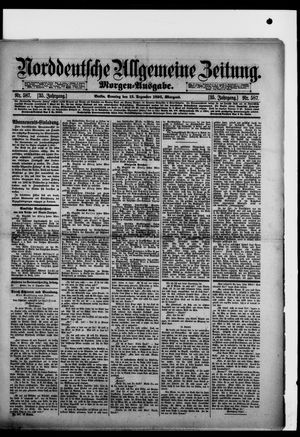 Norddeutsche allgemeine Zeitung vom 15.12.1895