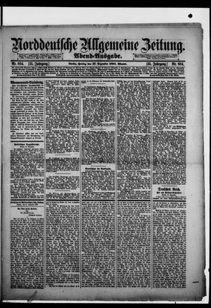 Norddeutsche allgemeine Zeitung vom 27.12.1895