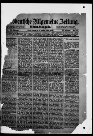 Norddeutsche allgemeine Zeitung vom 31.12.1895