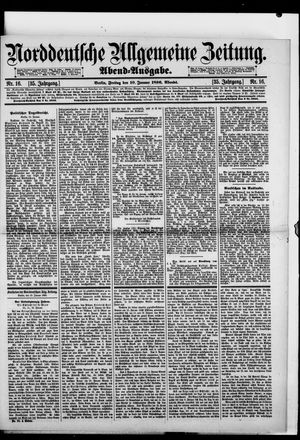 Norddeutsche allgemeine Zeitung on Jan 10, 1896