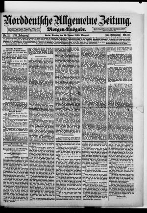 Norddeutsche allgemeine Zeitung vom 14.01.1896