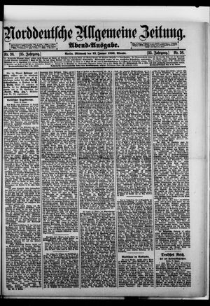 Norddeutsche allgemeine Zeitung on Jan 22, 1896