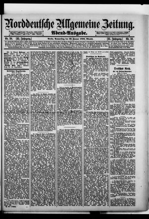 Norddeutsche allgemeine Zeitung on Jan 23, 1896