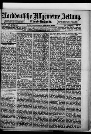 Norddeutsche allgemeine Zeitung on Jan 30, 1896